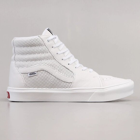 Vans Men's Sk8-Hi Lite (Perf) White/White - Picture 1 of 9